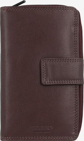 mano Wallet 'Donna Giulia' in Brown: front