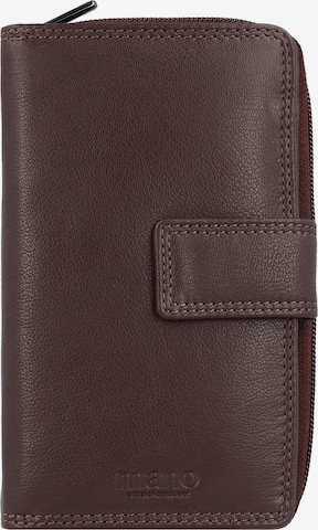 mano Wallet 'Donna Giulia' in Brown: front