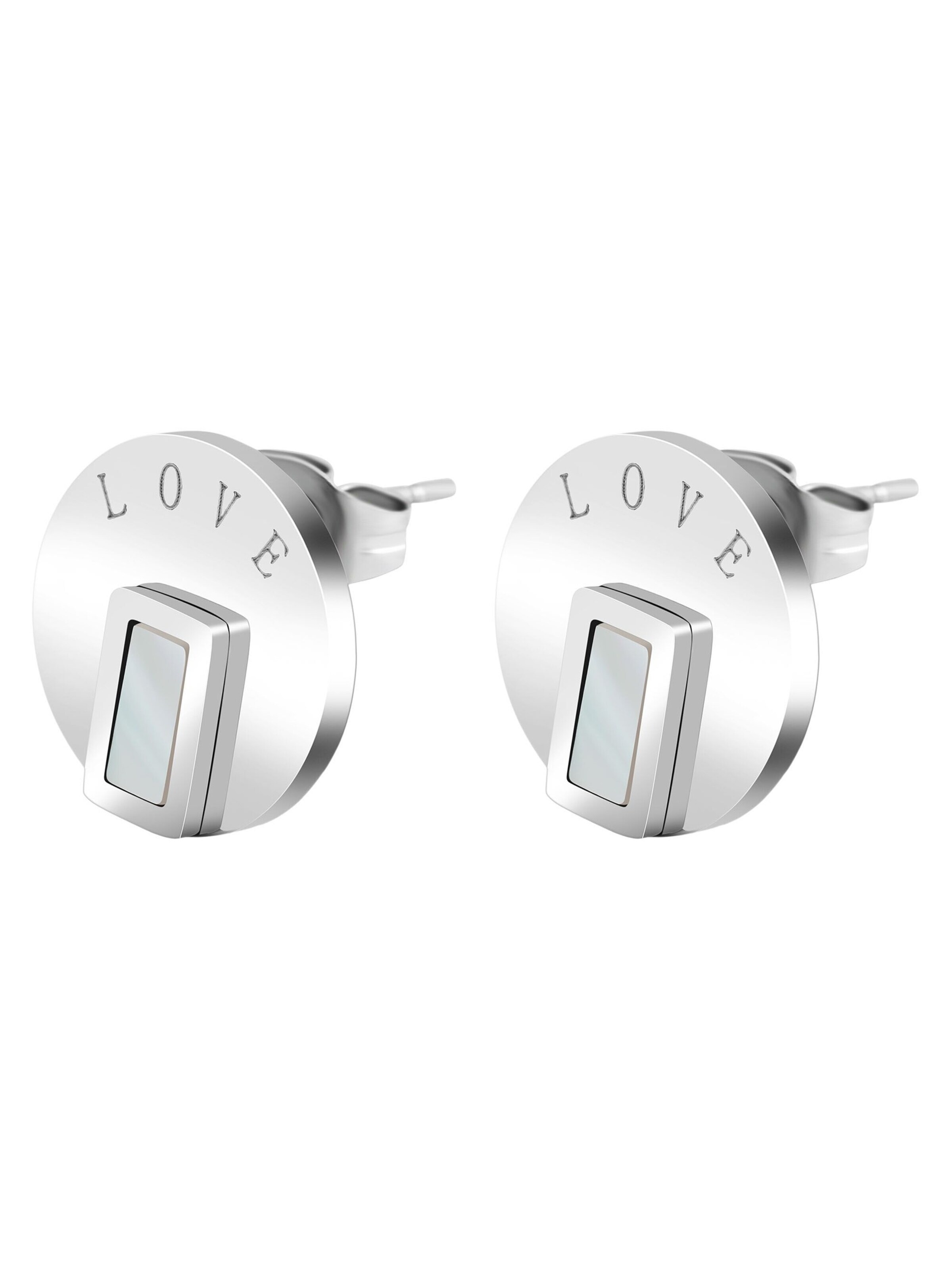 Akzent Earrings 'Pavlina, silberfarbig, langlebig' in Silver