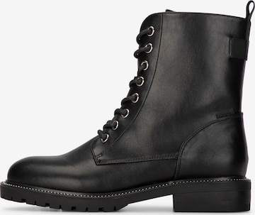 Bottines à lacets POSH by Poelman en noir : devant