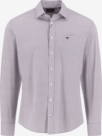 FYNCH-HATTON Regular fit Button Up Shirt in Purple: front