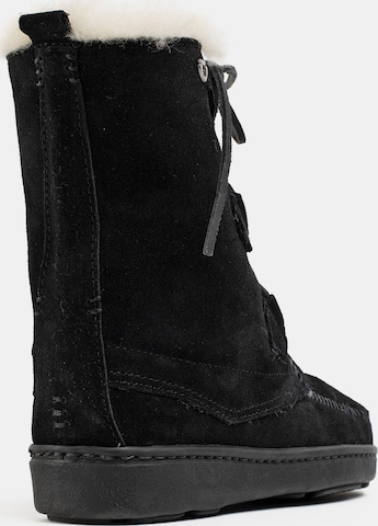 Minnetonka Stiefelette 'Juniper' in Schwarz