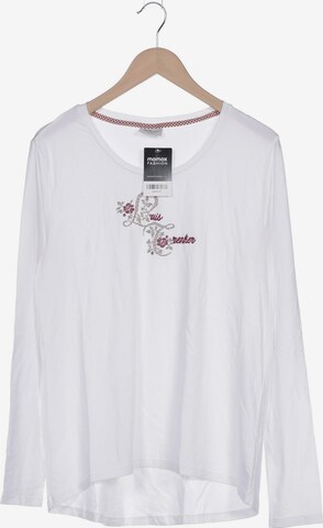 Luis Trenker Top & Shirt in XL in White: front