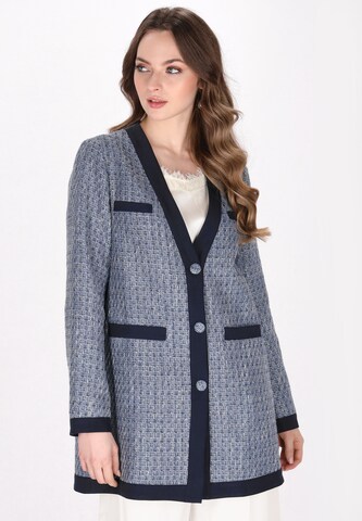 DreiMaster Klassik - Abrigo de entretiempo 'Classic Look' en azul: frente