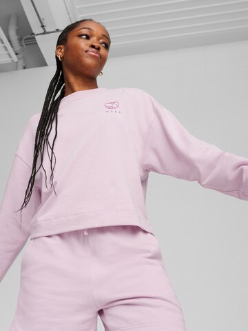 PUMA Αθλητική μπλούζα φούτερ 'BETTER SPORTSWEAR' σε ροζ: μπροστά