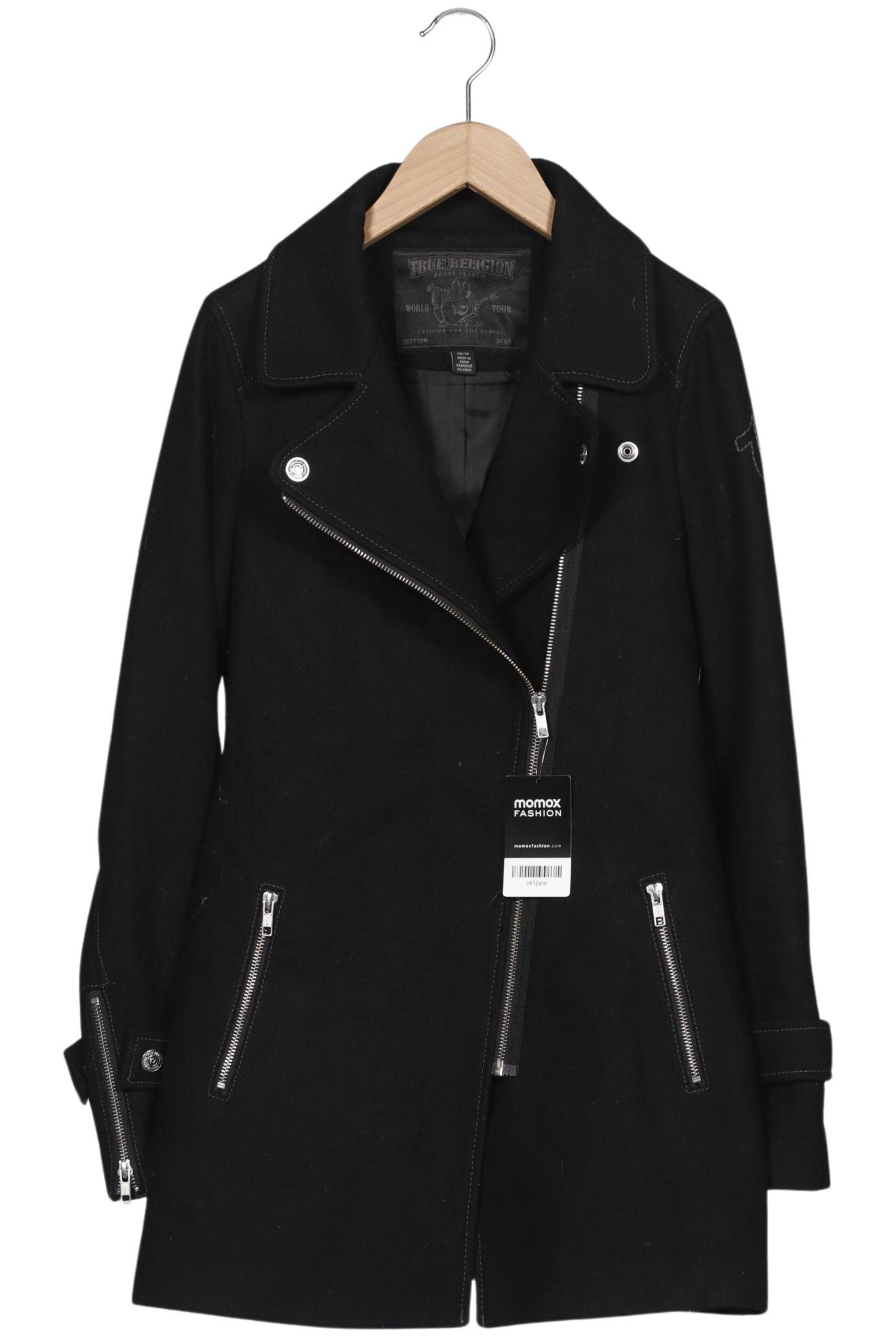 True Religion Jacket & Coat in XS in Black: front