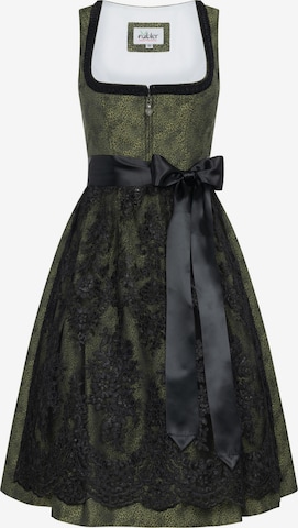 Trachtenhof Nübler Dirndl 'Midi Dirndl Leo' in Green: front