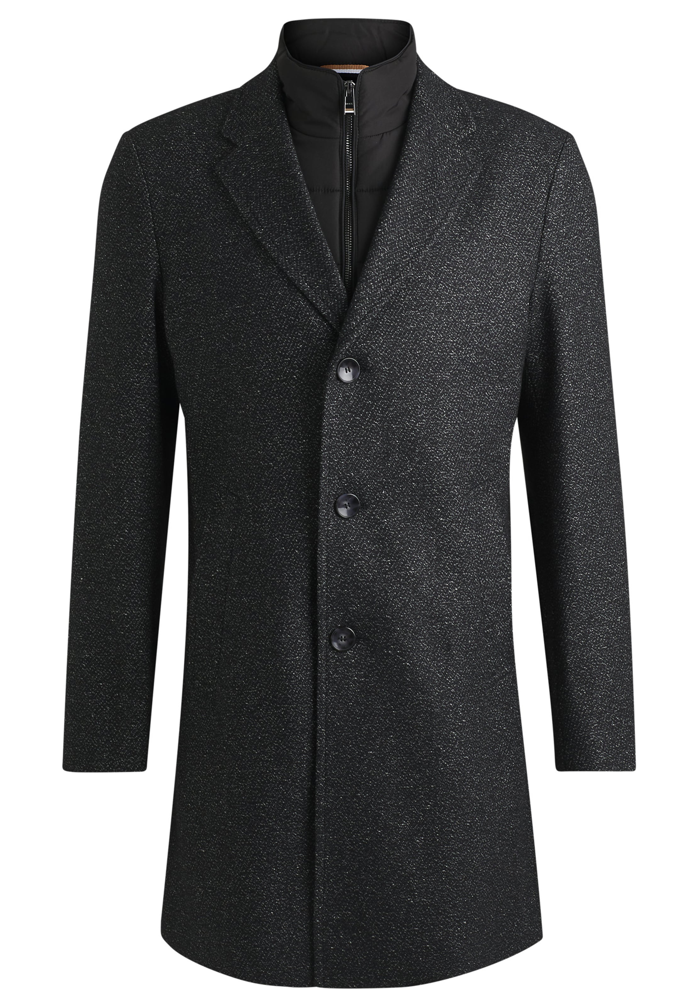 BOSS Prechodný kabát 'H-Hyde' - Čierna: predná strana