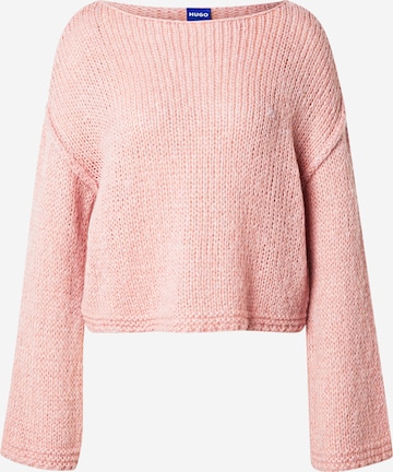 Pullover 'Scarly_B' di HUGO in rosa: frontale