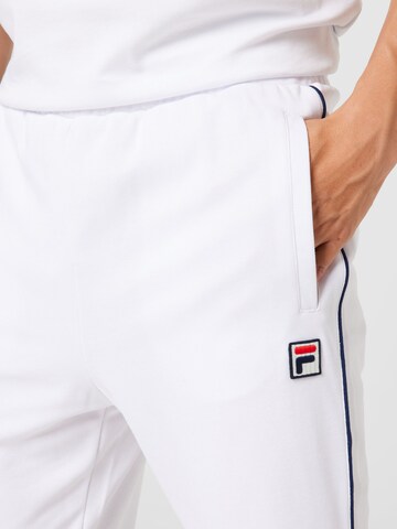 FILA Tapered Sportbyxa 'Zvolen' i vit