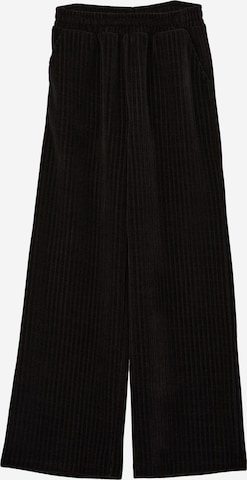 s.Oliver Wide leg Broek in Zwart: voorkant