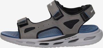 SKECHERS Sandalen 'Orvan SD - Gamble' in Grijs: voorkant