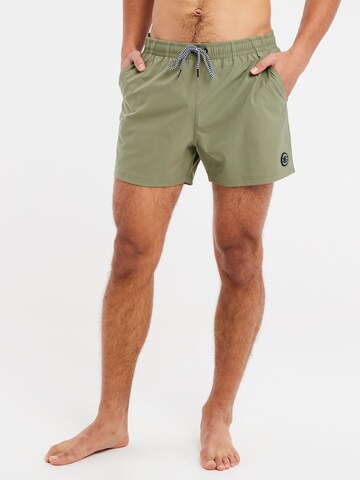 PROTEST Board Shorts 'PRTYESSINE' in Green