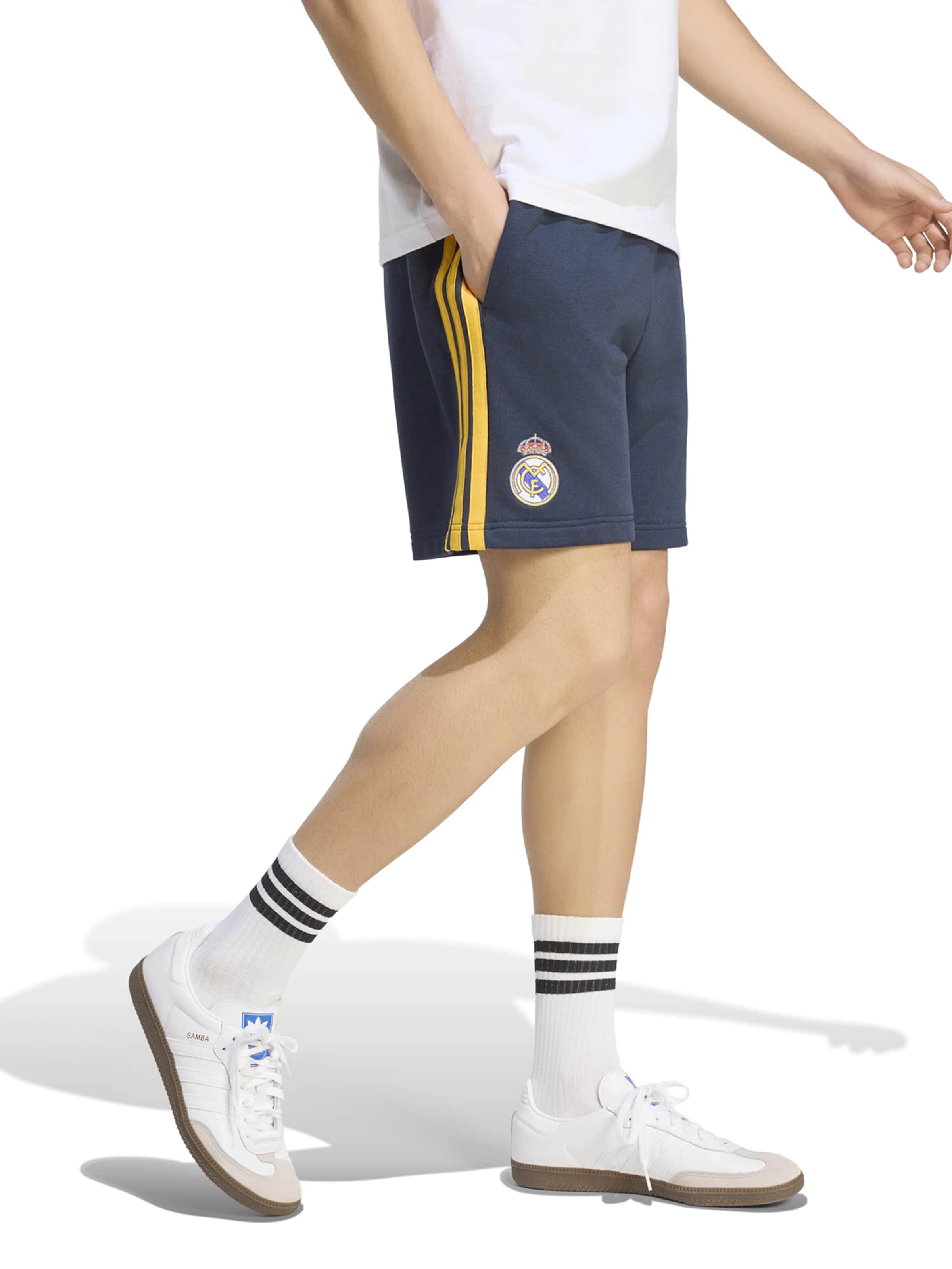 ADIDAS PERFORMANCE - regular Pantalón deportivo 'REAL DNA' en azul: frente