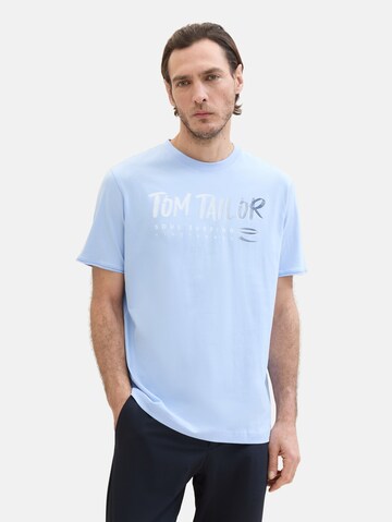 T-Shirt TOM TAILOR en bleu : devant