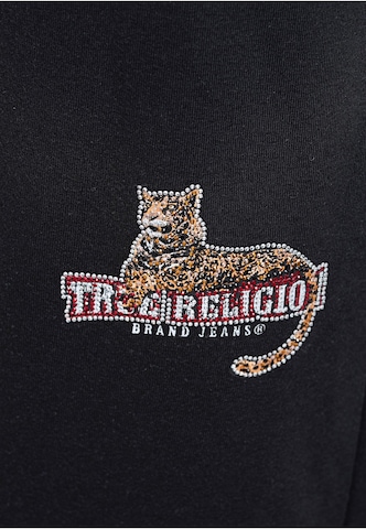 True Religion Loosefit Sporthose in Schwarz