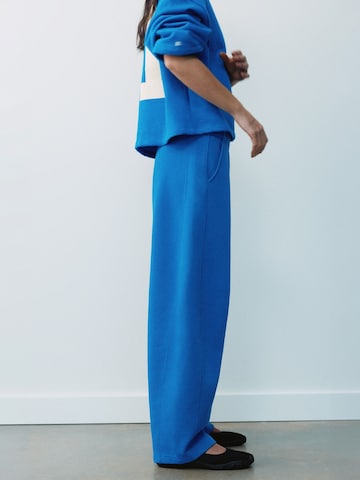 Pull&Bear Barrel Kalhoty – modrá