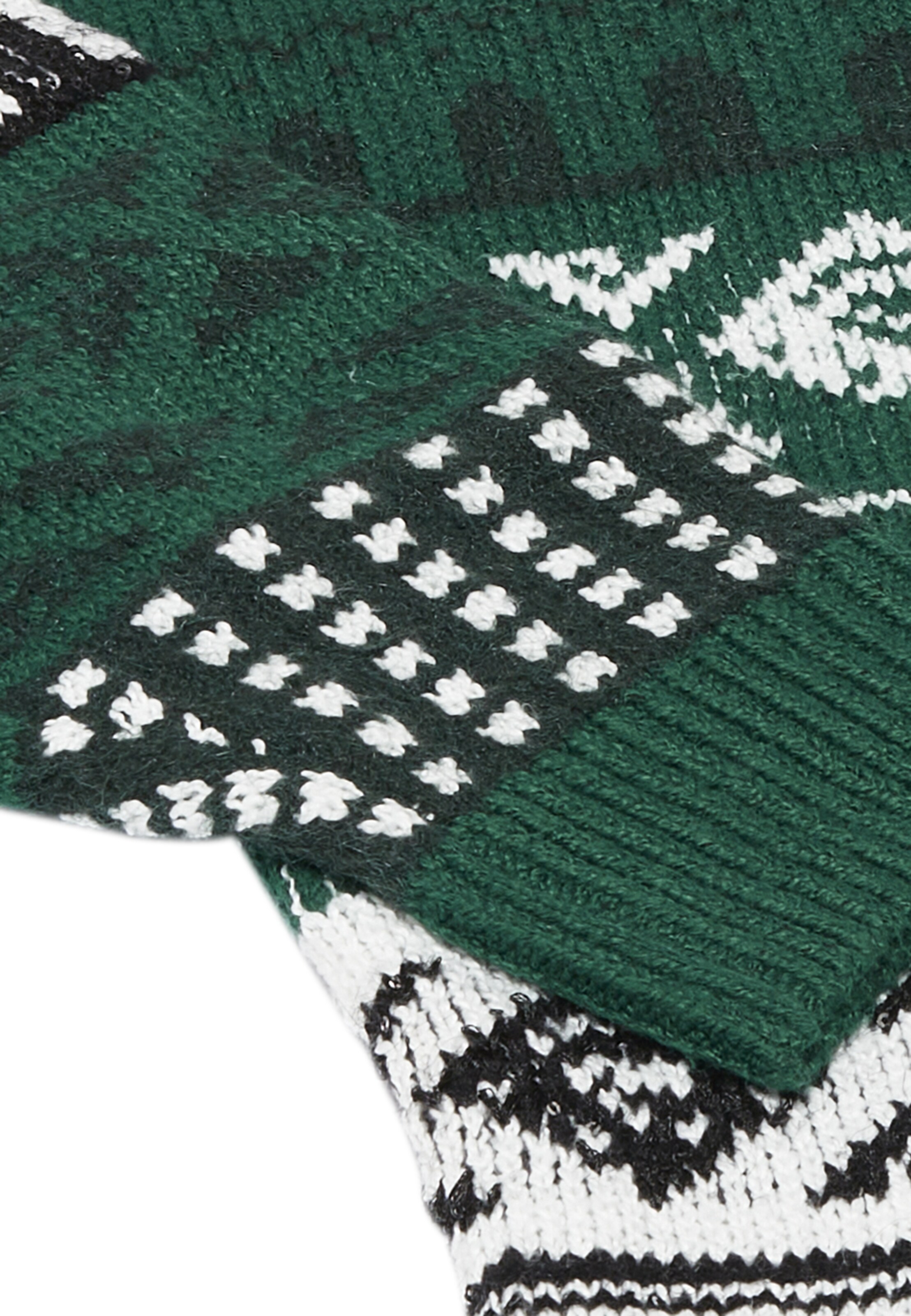 Jalene Плетена жилетка в зелено