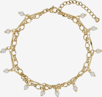 Akzent Fußschmuck 'Myrilla, langlebig' in Gold: Vorderseite