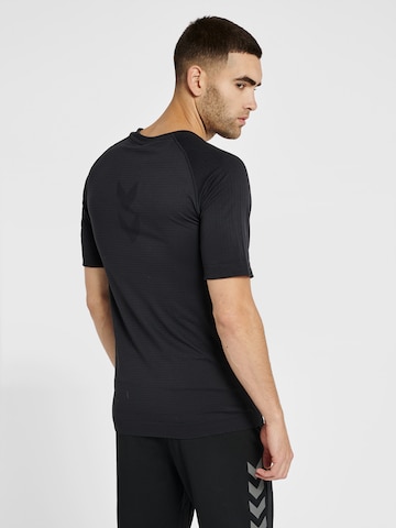 T-Shirt fonctionnel 'Stroke' Hummel en noir