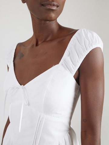 Abercrombie & Fitch Jurk in Wit