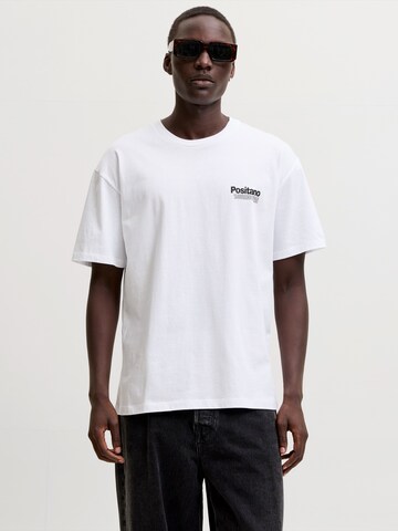 JACK & JONES Tričko 'JORPOST' – bílá