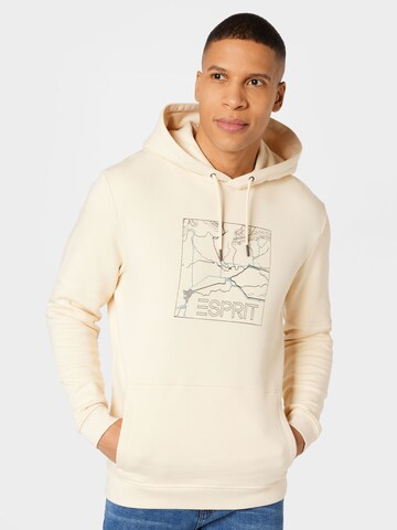 ESPRIT Sweatshirt in Beige: front