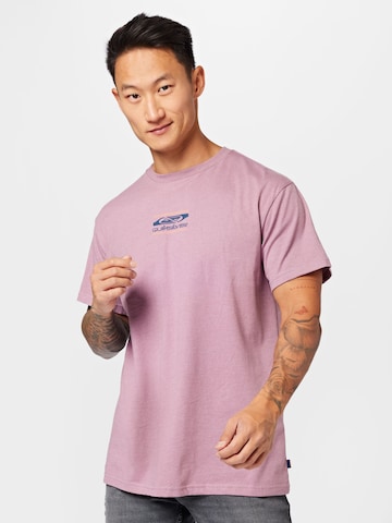 QUIKSILVER Performance Shirt 'WORLD TOUR 92' in Purple: front