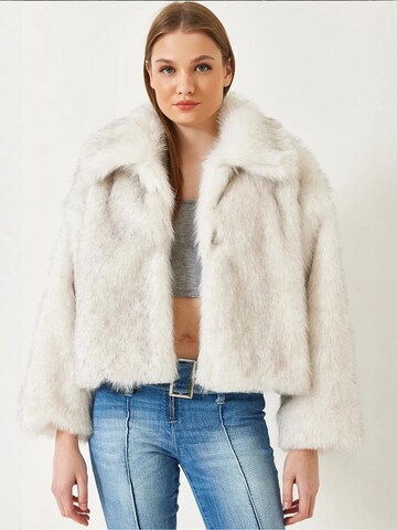 Veste mi-saison Bianco Lucci en blanc : devant