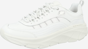 Sneaker bassa 'D'LUX WALKER 2.0' di SKECHERS in bianco: frontale
