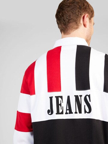 Tommy Jeans Shirt 'ARCHIVE RUGBY' in Zwart