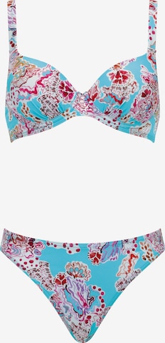 Invisible Bikini OLYMPIA en bleu : devant