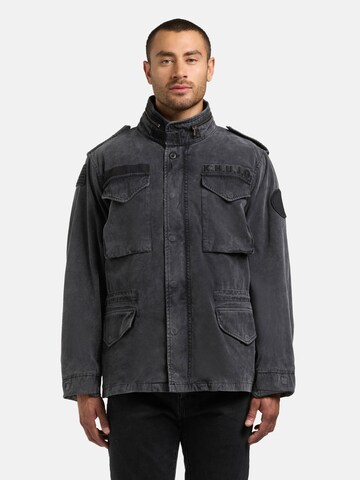 Veste mi-saison 'Gene' khujo en noir : devant