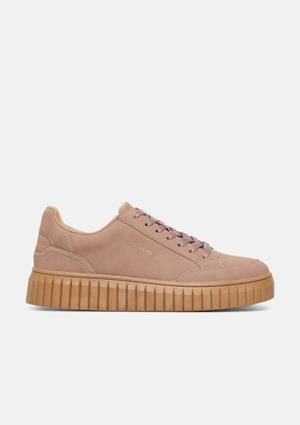 s.Oliver Sneakers laag in Bruin: voorkant