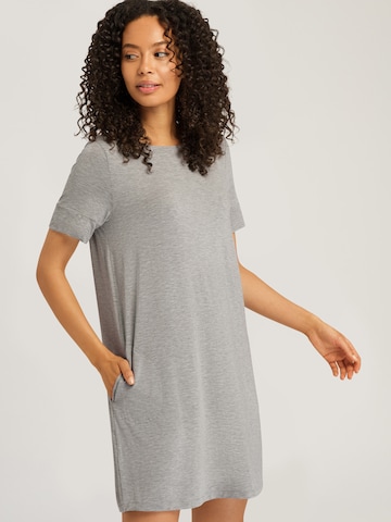 Hanro Nightgown ' Natural Elegance ' in Grey: front