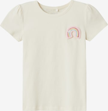 T-Shirt 'FEDORA' NAME IT en beige : devant
