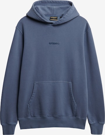 Sweat-shirt Superdry en bleu : devant