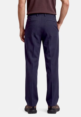 Loosefit Pantaloni con piega frontale di zero in blu
