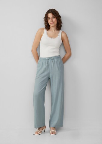 QS Wide leg Trousers in Green
