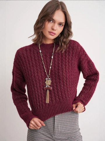 MixRay Sweater in Red: front