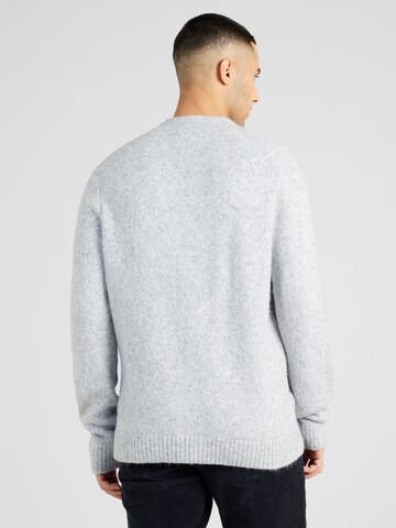 Abercrombie & Fitch Cardigan 'FUZZY' i grå