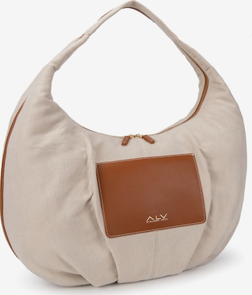 Borsa a spalla di ALV By Alviero Martini in beige: frontale