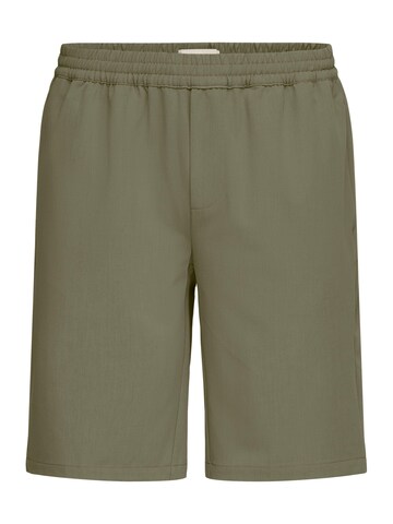 BLEND Regular Chino trousers ' BHMarco ' in Green: front
