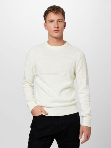 JACK & JONES - Jersey 'JERRY' en blanco: frente