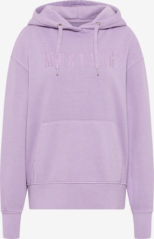 MUSTANG Sweatshirt in Purple: front