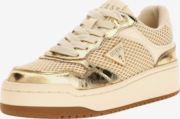 GUESS Matalavartiset tennarit 'Miram' värissä kulta: etupuoli