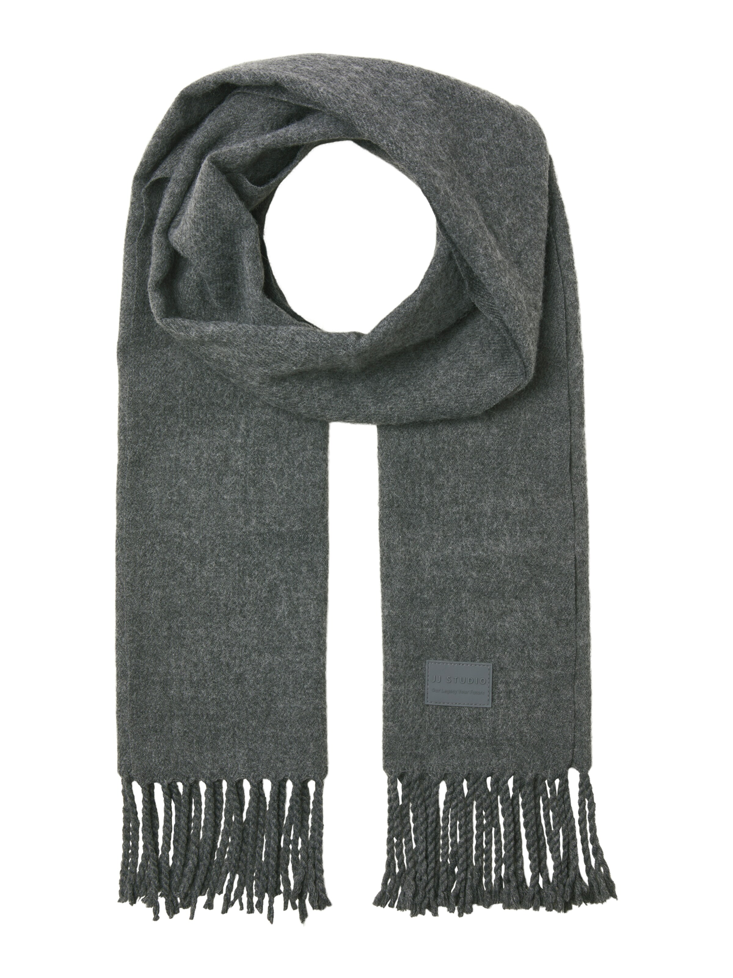 Fular 'JACHAKKAI' de la JACK & JONES pe gri: față