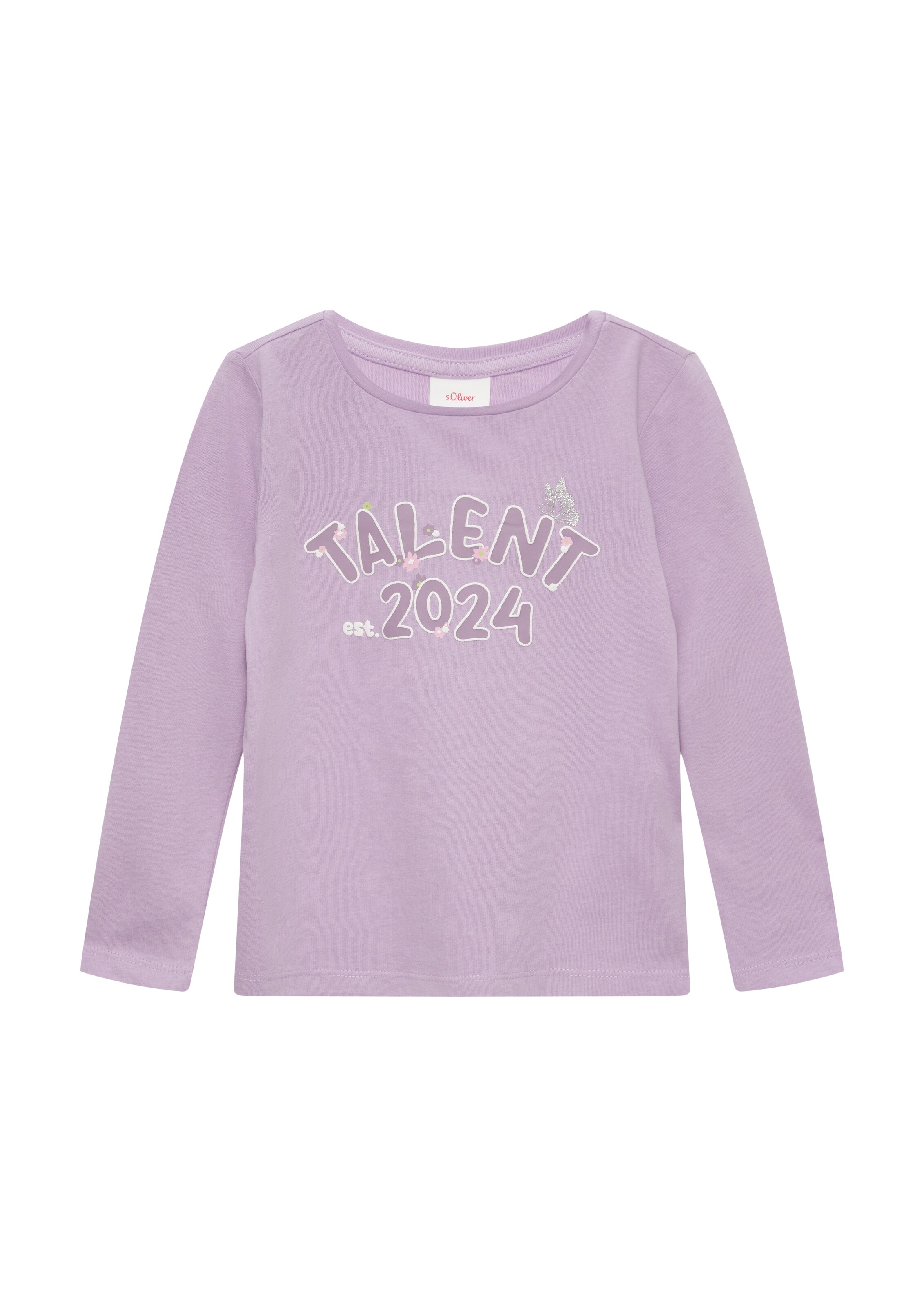 s.Oliver Shirt in Lila: voorkant