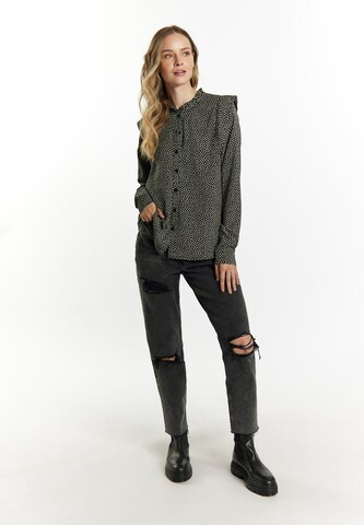 juoda DreiMaster Vintage Palaidinė 'Imane'