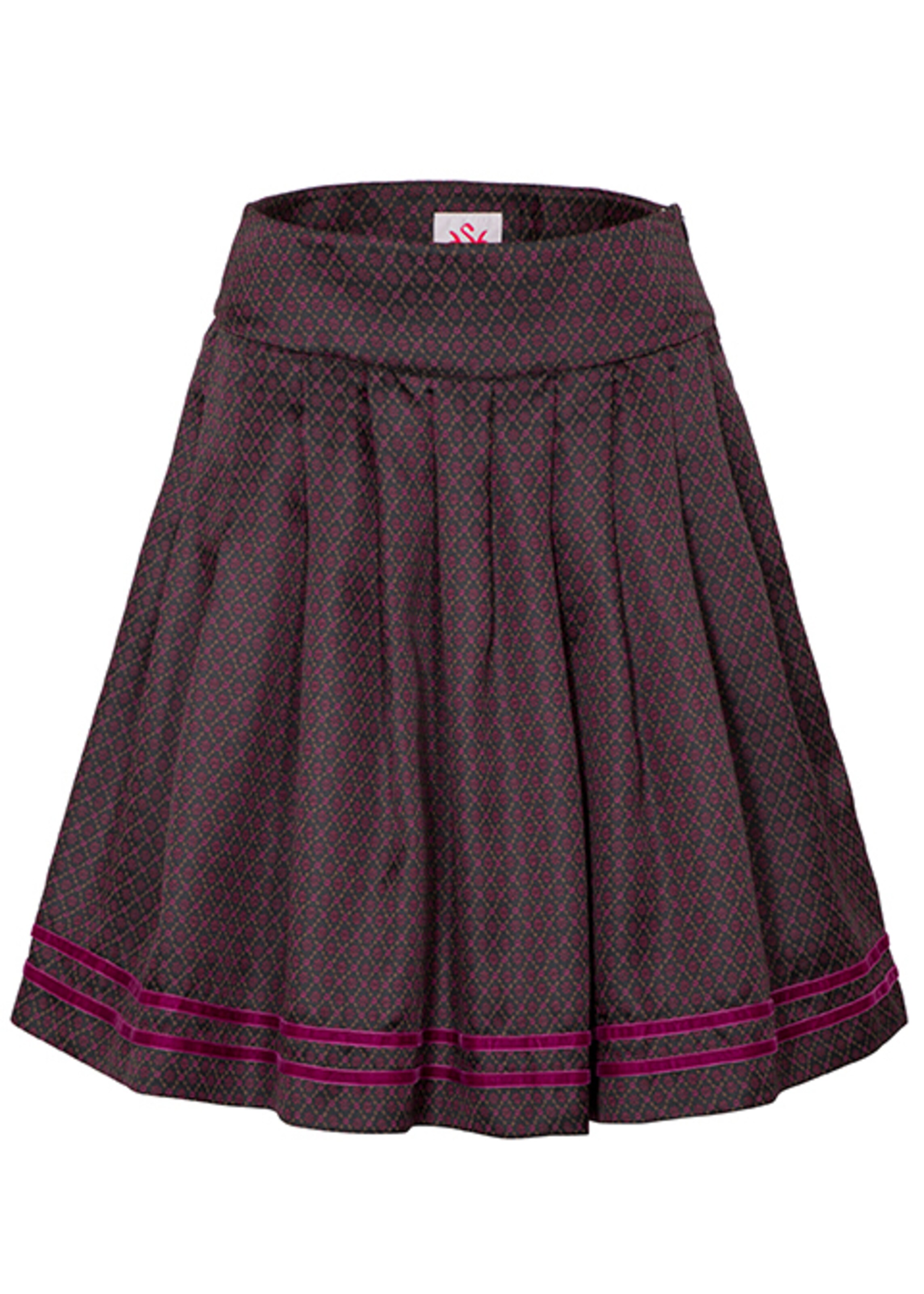 SPIETH & WENSKY Traditional skirt 'Tinkerbell' in Purple: front
